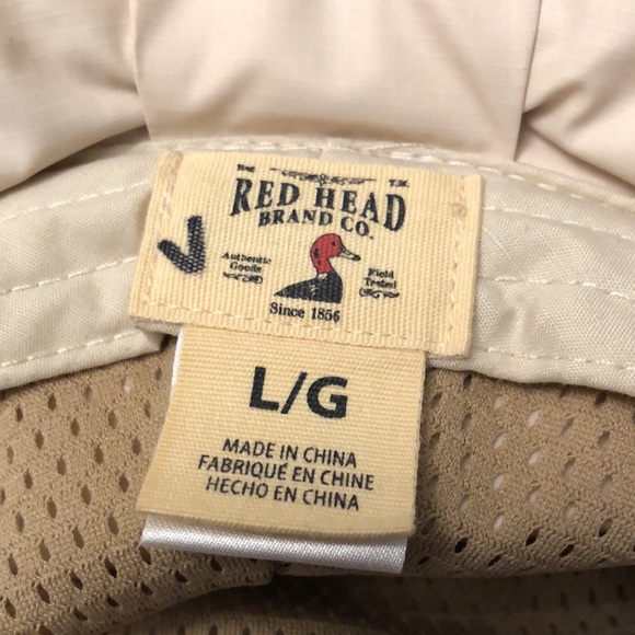 Redhead tan large unisex fishing:sun hat with fold up neck protector - Picture 9 of 15